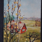 M. Trygg - Telegin pääsiäiskortti v. 1943, maisema - pikkukuva 1
