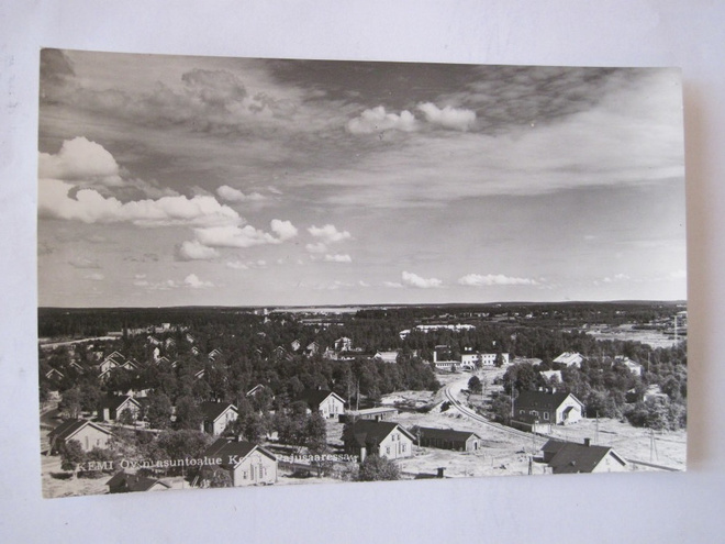 VANHA Postikortti Kemi Lappi 1950-l Alkup.Mallikappale