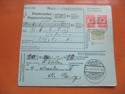 1914 Ollila postiosoitus