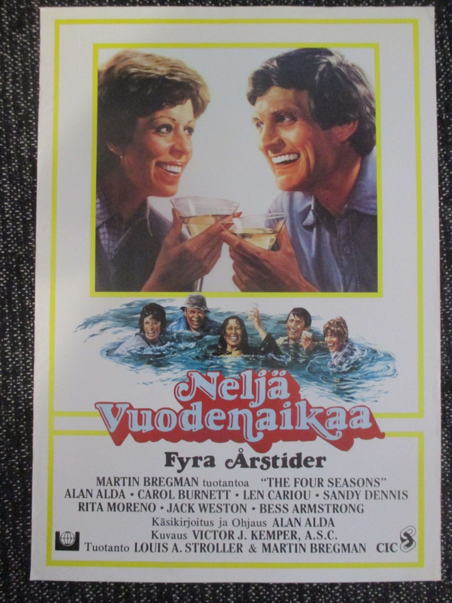Neljä vuodenaikaa (Alan Alda, 1981) - vanha elokuvajuliste