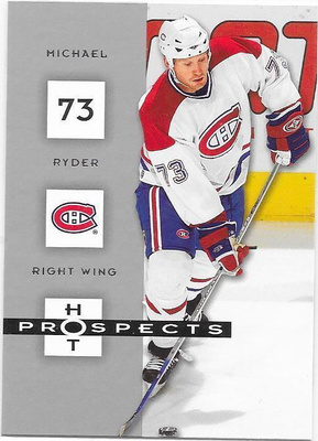 2005-06 Fleer Hot Prospects #53 Michael Ryder Montreal