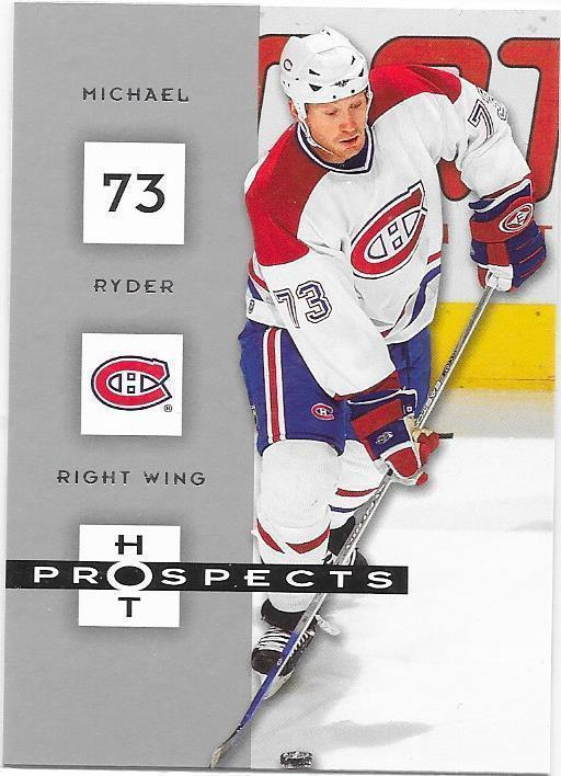 2005-06 Fleer Hot Prospects #53 Michael Ryder Montreal