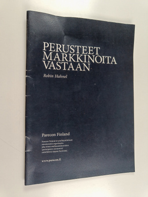 Robin Hahnel : Perusteet markkinoita vastaan
