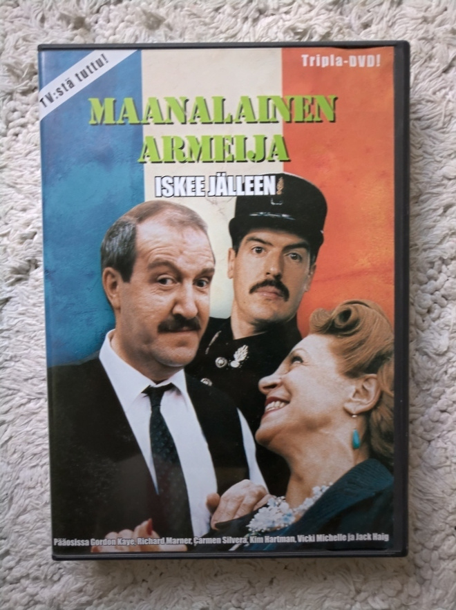 Maanalainen armeija iskee jälleen, 3 x DVD.