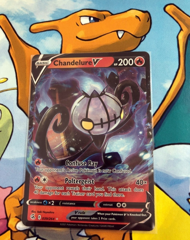 Chandelure V 39/264 - Sword & Shield Fusion Strike - NM