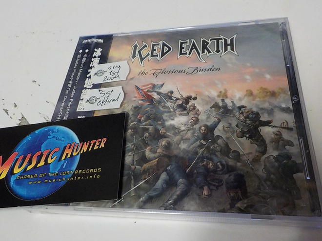 ICED EARTH - THE GLORIOUS BURDER UUSI RARE TAIWAN PAINOS CD