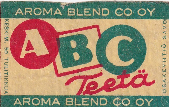 ABC teetä Aroma Blend Co Oy , Osakeyhtiö Savo       7/13