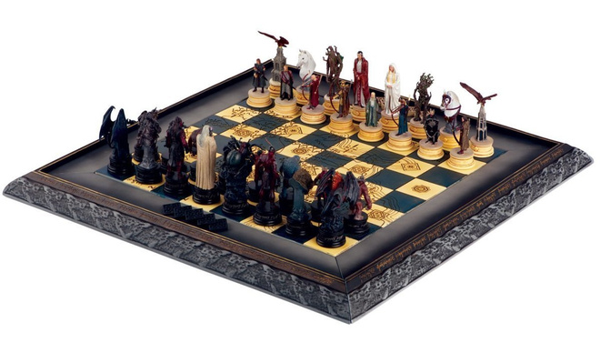 Eaglemoss Lord of the rings Chess Set - HEAD HUNTER STORE.