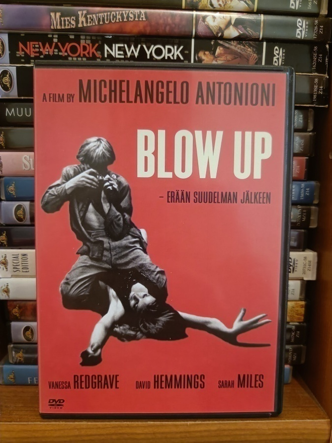 Blow-up - Erään suudelman jälkeen (1966) DVD Suomijulkaisu