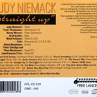 JUDY NIEMACK  ::  STRAIGHT UP  ::    CD   ALBUM    1993 - pikkukuva 2