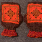 Alina´s Handmade käsin virkatut kämmekkäät rustiikkinen - pikkukuva 4
