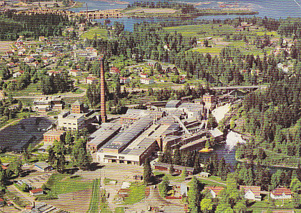 Kyröskoski O/Y Kyrö A/B  ilmakuvakortti  p210