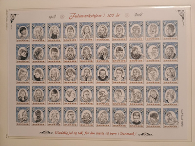 Tanska joulumerkkiarkki 2012