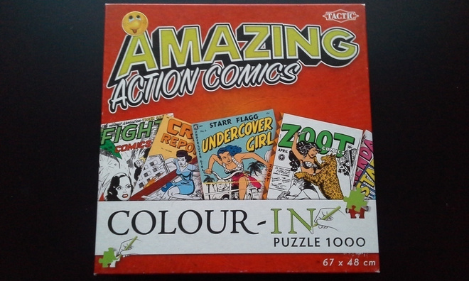 Amazing Action Comics Colour-In Puzzle 1000 palaa
