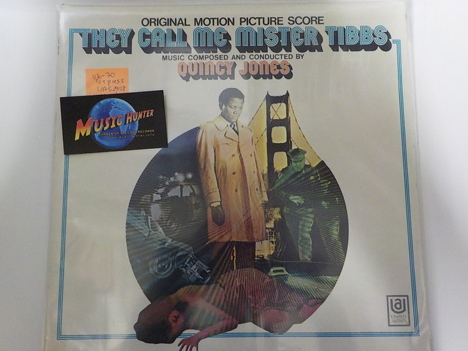OST - THEY CALL ME MISTER TIBBS UK 1ST  -70 PRESS M-/M- LP