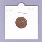 5 p v.1936 KM#22 - pikkukuva 1