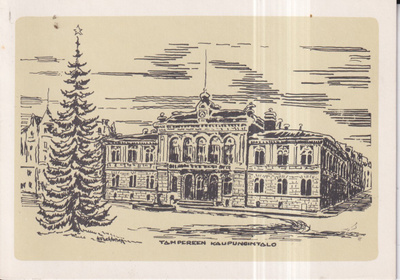 Tampere, Kaupungintalo, taittokortti , e101
