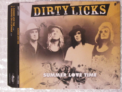 Dirty Licks • Summer Love Time PROMO CDr-Single