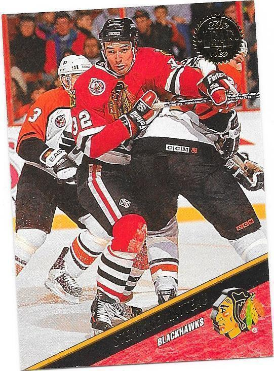1993-94 LEAF #114 Stephane Matteau Chicago Blackhawks