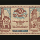 Saksa Notgeld 50 Pfennig, Dilligen 1920 XF - pikkukuva 2
