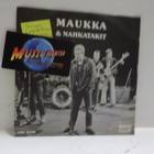 MAUKKA & NAHKATAKIT - TAHDON SOTAA... EX-/EX+ SUOMI 1979 7" - pikkukuva 1