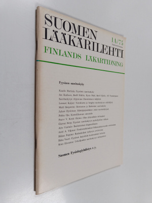 Suomen lääkärilehti - Finlands läkartidning 1A/75