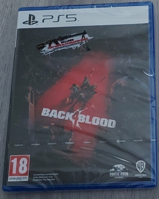 * Back 4 Blood PS5 Uusi/Muoveissa Lue Kuvaus