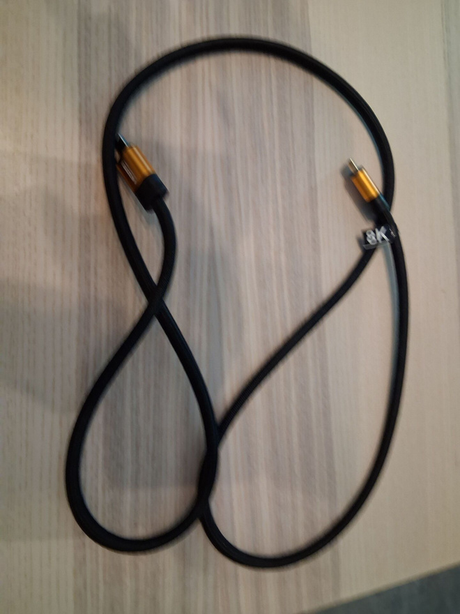IBRA HDMI 2.1 LAADUKAS KAAPELI 1,5 M ORANSSI KULLATUT