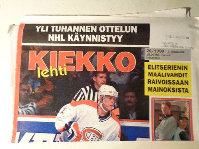 Kiekkolehti Nro 20/1998 (2.1)