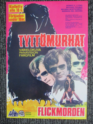 Tyttömurhat (Shear, 1971) - vanha elokuvajuliste - K18 -