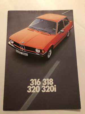Myyntiesite - BMW 316 318 320 320i - 2/1976