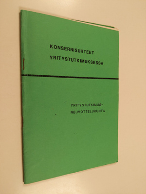 Konsernisuhteet yritystutkimuksessa