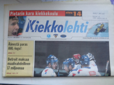 Kiekkolehti Nro 26/2003 (21.1)