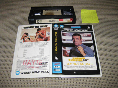 Elät Vain Kahdesti-VHS (FIx, Warner Home Video,Sean Connery)