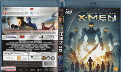 x-men days of future past (30 107) k -FI- BLU-RAY 3D / 2D
