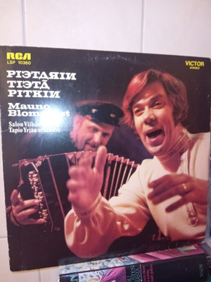 LP Mauno Blomqvist : Pietarin tietä pitkin ( SIS POSTIKULU