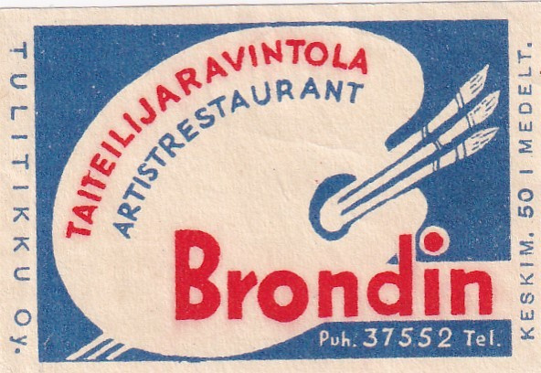 Helsinki, Brondin Taitelijaravintola   1/16