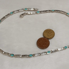 Greek Key, Hopea kaulakoru turkoosi kivi 925 - pikkukuva 2