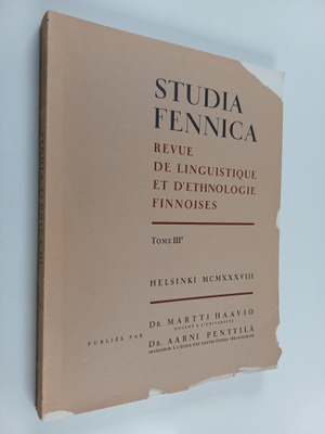 Studia Fennica 3