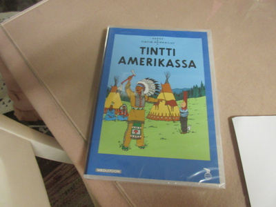 Tintin Seikkailut: Tintti Amerikassa. Suomipuhe. 1991.*uusi*