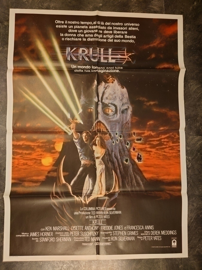 KRULL - elokuvajuliste ( 140 x 100 cm )