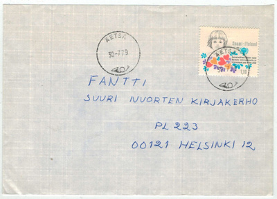 1979 lapsen vuosi loistoleimainen kirje ÄETSÄ -79
