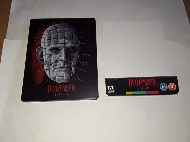 Hellraiser I-II-III - UK Region B Blu-Ray (Steelbook)
