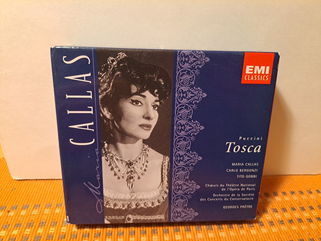 Puccini:Tosca-Maria Callas,Bergonzi,Gorbi,Pretre etc.-3CD