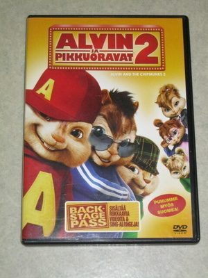 DVD Alvin ja pikkuoravat 2