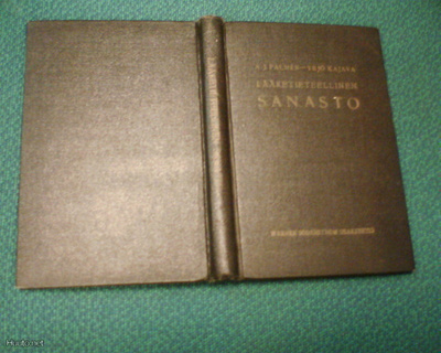 Palmen - Kajava LÄÄKETIETEELLINEN SANASTO ( 2 p. 1928 )