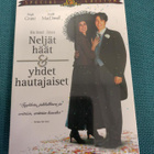 4. HÄÄT JA 1. HAUTAJAISET (Hugh Grant) UUSI*** - pikkukuva 1