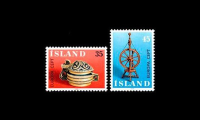Islanti 514-5 ** Europa taidekäsityöt (1976)