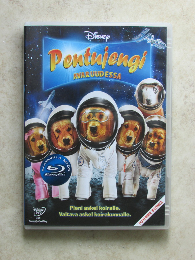 Walt Disney Pentujengi avaruudessa, DVD.