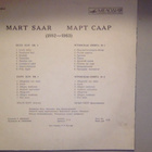 MART SAAR :: EESTI SÜIT Nr. 1/EESTI SÜIT Nr. 3 : VINYYLI  LP - pikkukuva 2